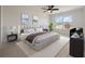Serene bedroom featuring a plush bed, neutral tones, and ample natural light at 416 Duskywing Dr, Goose Creek, SC 29445