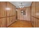 Traditional dining room with wood paneled walls and light fixture at 417 Judy Dr, Goose Creek, SC 29445