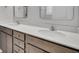 Stylish bathroom with double sinks, modern faucets, and sleek cabinets at 419 Grove End Rd, Moncks Corner, SC 29461