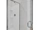 Modern shower features glass door and walls, chrome fixtures, and tiled walls and shelves at 419 Grove End Rd, Moncks Corner, SC 29461