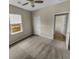 Inviting bedroom with soft carpet, ceiling fan and white blinds for a comfortable retreat at 431 Eva St, Moncks Corner, SC 29461