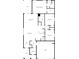Detailed floor plan showcasing the layout of the home with bedrooms, bathrooms, living spaces, and garage at 431 Eva St, Moncks Corner, SC 29461