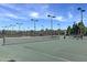 Community tennis courts with night lighting, providing a great space for sports and recreation at 523 Eastern Isle Ave, Summerville, SC 29486