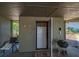 Ground-level storage area with a refrigerator and grill, making it perfect for outdoor gatherings at 601 Magnolia Ln, Edisto Island, SC 29438