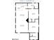 Floorplan of unit A with dimensions for all rooms at 757 King St, Charleston, SC 29403