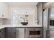 Kitchen with white countertops, two-tone cabinets, stainless steel appliances, and open layout at 777 Lake Frances Dr, Charleston, SC 29412