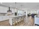 Spacious open kitchen with a large island, stainless appliances, and seamless flow into the living area at 808 S Pointe Blvd, Summerville, SC 29483