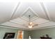 Magnificent coffered tray ceiling with ceiling fan at 8745 Alexandria Dr, North Charleston, SC 29420