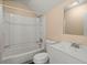 This bathroom features a white shower and vanity plus modern fixtures at 100 Traders Station Rd, Summerville, SC 29486