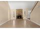 Inviting living room with a stone fireplace and bright, natural light at 100 Traders Station Rd, Summerville, SC 29486