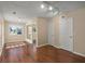 A spacious living room with laminate flooring and natural light at 100 Traders Station Rd, Summerville, SC 29486