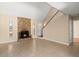 Inviting living room with a stone fireplace and bright, natural light at 100 Traders Station Rd, Summerville, SC 29486