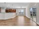 Dining area features hardwood floors, recessed lighting, and access to the patio at 105 Endicott Ct, Summerville, SC 29486