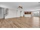 Spacious living room featuring hardwood floors and a staircase at 105 Endicott Ct, Summerville, SC 29486