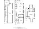 A detailed floorplan displaying the layout of each floor with dimensions for rooms and key features at 1204 Dingle Rd, Mount Pleasant, SC 29466