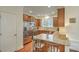 Modern kitchen with stainless steel appliances, granite countertops, and a breakfast bar at 1204 Dingle Rd, Mount Pleasant, SC 29466