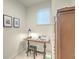 Functional home office space with a small desk, printer, and natural light at 1204 Dingle Rd, Mount Pleasant, SC 29466