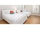 Comfortable bedroom featuring two twin beds, hardwood floors, and bright natural light, creating a peaceful retreat at 129 Grand Pavilion Blvd, Isle of Palms, SC 29451