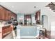Kitchen featuring granite countertops, stainless steel appliances, and an eat-in bar area at 138 Back Tee Cir, Summerville, SC 29485