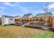 Backyard with garden beds, a shed, and a fenced perimeter at 139 Ancestry Ln, Moncks Corner, SC 29461