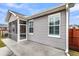 Rear exterior of home featuring a screened in porch and a patio at 139 Ancestry Ln, Moncks Corner, SC 29461