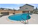Backyard in-ground pool with fence and lounge seating at 201 Garden Lily Lane, Summerville, SC 29485