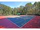Enjoy a friendly match on this well-maintained community tennis court surrounded by mature trees and convenient amenities at 2032 Amenity Park Dr, Mount Pleasant, SC 29466