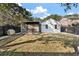 Backyard featuring a screened in porch, privacy fence and lush green lawn at 2115 Wappoo Dr, Charleston, SC 29412