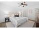 Spacious main bedroom boasts a ceiling fan, soft natural light, and a relaxing ambiance at 25 Oak Forest Dr, Charleston, SC 29407