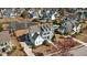 Expansive aerial view of a neighborhood and a beautiful two-story home at 3003 Yachtsman Dr, Mount Pleasant, SC 29466