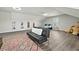 This large bedroom with vaulted ceilings includes a seating area at 3003 Yachtsman Dr, Mount Pleasant, SC 29466