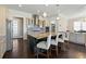 Spacious kitchen with granite countertops, stainless steel appliances, and a large island at 3003 Yachtsman Dr, Mount Pleasant, SC 29466