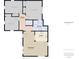Floor plan showing the layout with a large dining room, open kitchen, and generously sized bathroom at 3316 Island Estates Dr, Johns Island, SC 29455