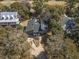 A high angle shot of the property showing its backyard and proximity to mature trees at 3323 Myrtle St, Edisto Island, SC 29438