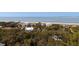 Coastal neighborhood featuring beautiful beach homes with ocean views at 3323 Myrtle St, Edisto Island, SC 29438