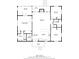 Detailed floor plan showcasing the layout of a home with multiple bedrooms, bathrooms, and living spaces at 3323 Myrtle St, Edisto Island, SC 29438