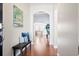 Welcoming foyer featuring hardwood floors, elegant archways, and stylish decor at 3707 Blackjack Rd, Ladson, SC 29456