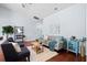 Comfortable living room featuring modern decor and a ceiling fan at 3707 Blackjack Rd, Ladson, SC 29456