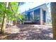 Exterior of home features a large back yard and balcony accessible from the second floor at 4901 Green Dolphin Way, Kiawah Island, SC 29455