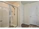 Bathroom featuring a glass shower with a rainfall shower head and a tiled wall at 509 Nadir Ct, Summerville, SC 29486