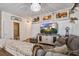 Bright living room with comfortable seating and a large television at 509 Nadir Ct, Summerville, SC 29486