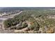 Beautiful aerial view featuring waterfront homes surrounded by dense trees, a quiet river, and natural beauty at 6021 Jibe Ct, Awendaw, SC 29429