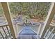 View from stairway overlooking trees and property at 6021 Jibe Ct, Awendaw, SC 29429
