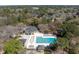 Aerial view of a community swimming pool featuring lounge chairs and a spacious deck for summertime enjoyment at 669 Palisades Dr, Mount Pleasant, SC 29464
