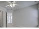 A light and neutral bedroom showing the door to the hallway at 762 Redbud Ln, Summerville, SC 29486