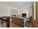 Spacious living room with recessed lighting, hardwood floors, and an open floor plan at 871 Center Park St, Charleston, SC 29492