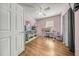 Bedroom with wood floors, natural light, closet and work space at 103 Old Tree Rd, Goose Creek, SC 29445