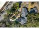 Areal view of a beautiful home, showcasing lush landscaping and a tranquil backyard retreat with a small pool at 103 Tall Oak Ave, Charleston, SC 29407