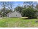 Exterior view of the home showing the well-maintained yard and neutral siding at 105 Gatewood St, North Charleston, SC 29418