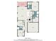 Detailed floor plan showcasing the layout of this home with dimensions and room names at 1251 Wading Point Blvd, Huger, SC 29450